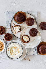 Chocolate Cupcakes with Cream Cheese