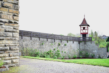 Teilansicht Stadtmauer Bad Wimpfen