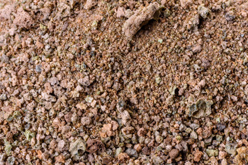 Crushed stone abstract textured background. The rough texture of the stone. Building material background