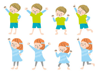 子供　男の子　女の子　体操　リトミック　セット