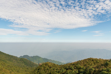 Obraz premium DaWei Mountain National Forest Park of Hunan