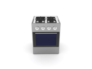 3D Rendering of stove