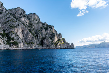 Plakat island in the mediterranean sea
