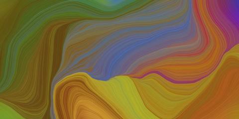 Obraz premium vibrant background graphic with curvy background illustration with brown, dark slate blue and bronze color
