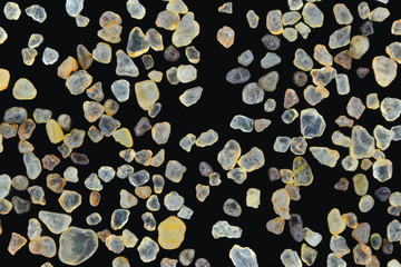 Extreme close-up of sand grains - 337062083