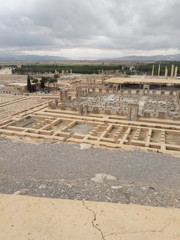 Fototapeta na wymiar ruins of ancient roman theatre