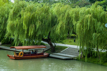 boat on the river, china