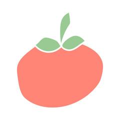 Hand drawn vector element - tomato