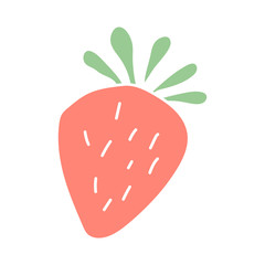 Hand drawn vector element - strawberry