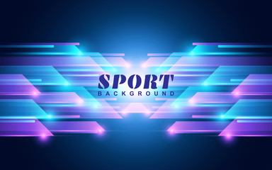 Bright modern gradient colors abstract background with dynamic and motion speed style. Minimal vector layout design template sport concept can use web banner championship, poster tournament, cup event