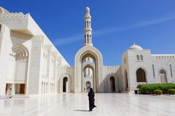Sultan Qaboos grand mosque, Muscat, Oman