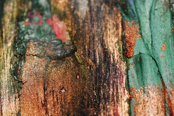 Acrylic Background Gold Bronze texture Mix 