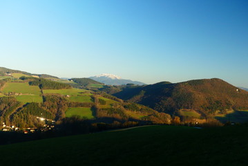 Fototapeta na wymiar niederösterreichische Landschaft