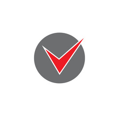 Check box icon on background for graphic and web design. Creative illustration concept symbol for web or mobile app