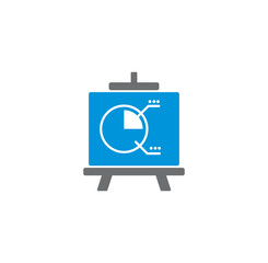 Business related icon on background for graphic and web design. Creative illustration concept symbol for web or mobile app