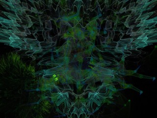 Imaginatory fractal background Image