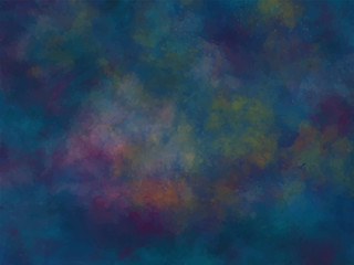 Obraz premium Abstract Fresco & Watercolor Backgrounds inspired by Pantone 2020 Color of the Year: Classic Blue