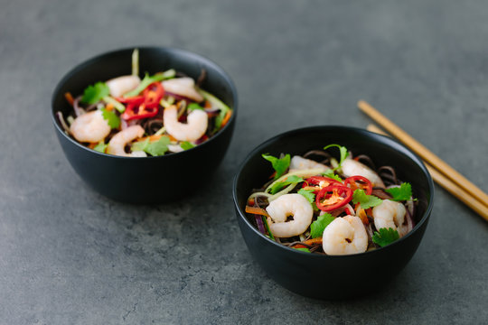 Prawn noodle salad