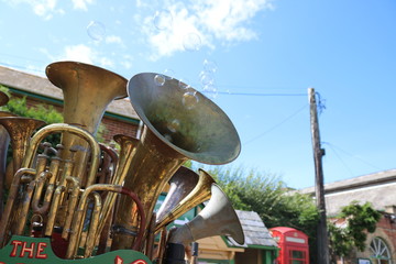 the musical instruments