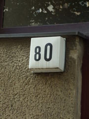Street number in Berlin