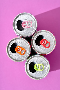 Colorful Can Pull Tabs