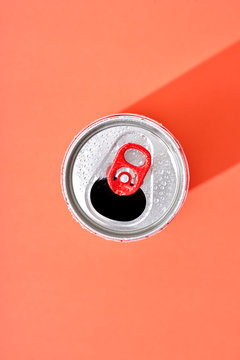 Can with Red Pull Tab