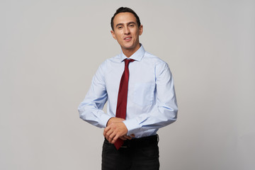 portrait of a handsome young businessman