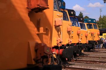 Line Up of Trains