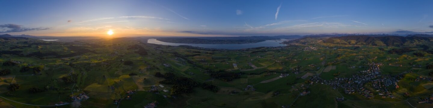 Aerial view from Sch&circ;nenberg