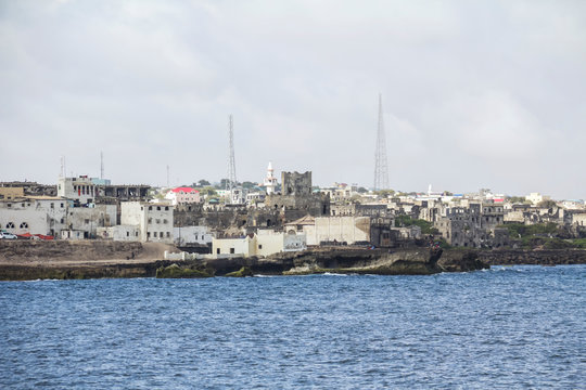 Fototapeta MOGADISHU, SOMALIA  : View of Mogadishu, Mogadishu is the capital city of Somalia