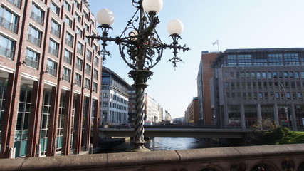 Fototapeta na wymiar Heiligengeistbrücke in Hamburg
