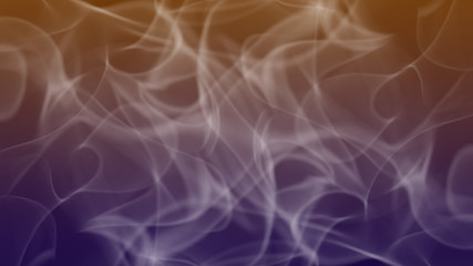 3D rendered abstract background wallpaper with smoke curls