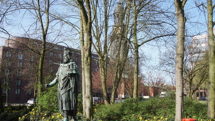 St. Angar Statue in Hamburg