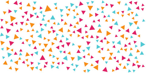 Triangle pattern on white background