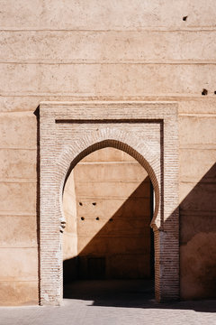 Great gate at Marrakech Medina