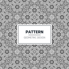 Seamless mandala islamic pattern. Vintage elements