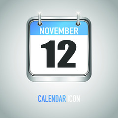 Beautiful square calendar. Date, day, month. Vector illustration background for reminder, app, UI, event, holiday, office document, icon, logo. isolated flat object and symbol. year collection