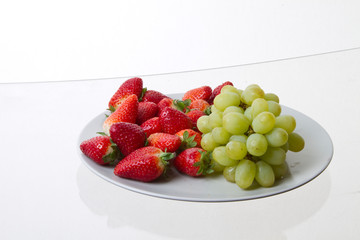 Fruits on a plate