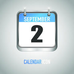 Beautiful square calendar. Date, day, month. Vector illustration background for reminder, app, UI, event, holiday, office document, icon, logo. isolated flat object and symbol. year collection