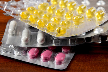 blister with body strengthening tablets
