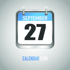 Beautiful square calendar. Date, day, month. Vector illustration background for reminder, app, UI, event, holiday, office document, icon, logo. isolated flat object and symbol. year collection