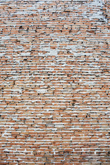old weeping red brick wall texture background