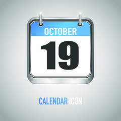 Beautiful square calendar. Date, day, month. Vector illustration background for reminder, app, UI, event, holiday, office document, icon, logo. isolated flat object and symbol. year collection