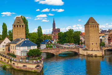 Ponts Couverts. Strasbourg city. France