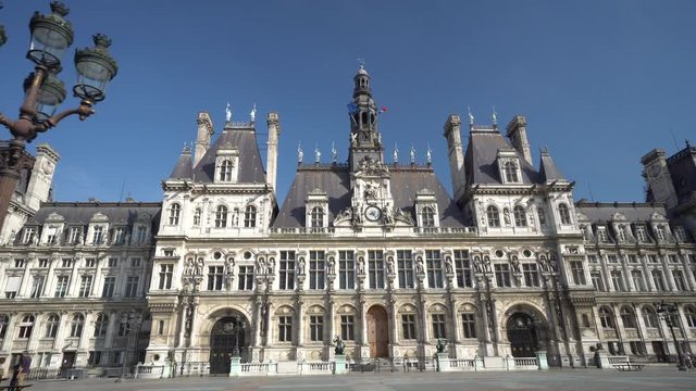Hotel de Ville (Town Hall) in Paris, is the building housing the City of Paris's administration since 1357
