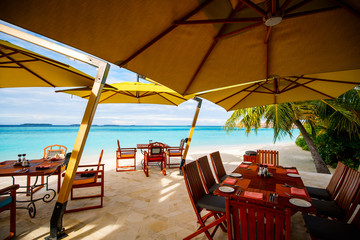 Restaurant at beach