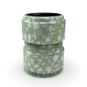 3d model urn Bastilia Green Terrazzo Floor