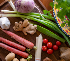 Vegetables for hot pot