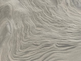 Sand pattern from wind
