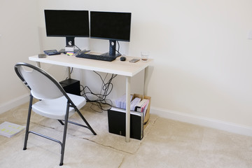Home office for working from home during Coronavirus outbreak uk